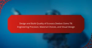 Design and Build Quality of Ecovacs Deebot Ozmo T8: Engineering Precision, Material Choices, and Visual Design