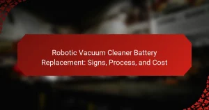 Robotic Vacuum Cleaner Battery Replacement: Signs, Process, and Cost
